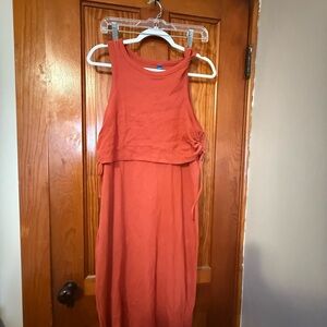 Old Navy Rust Maternity Dress